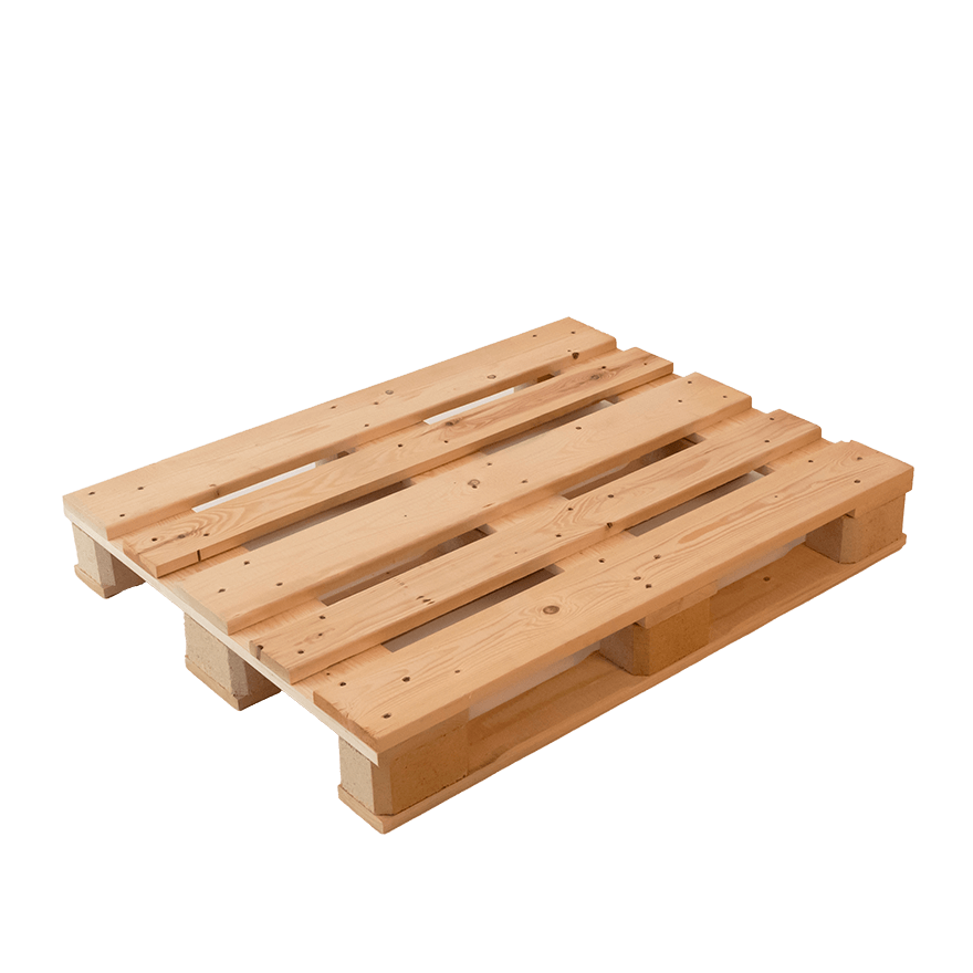 High-quality shopfitting pallet with high product protection