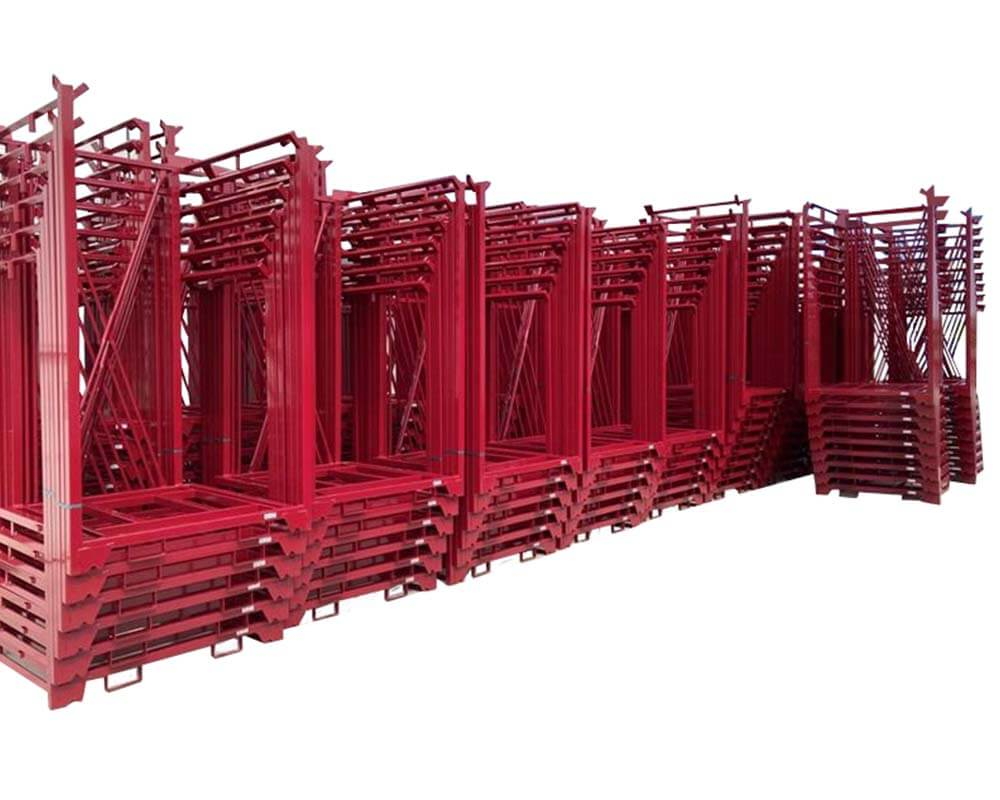 Space-saving nesting can reduce the volume of the intainer by up to 80%