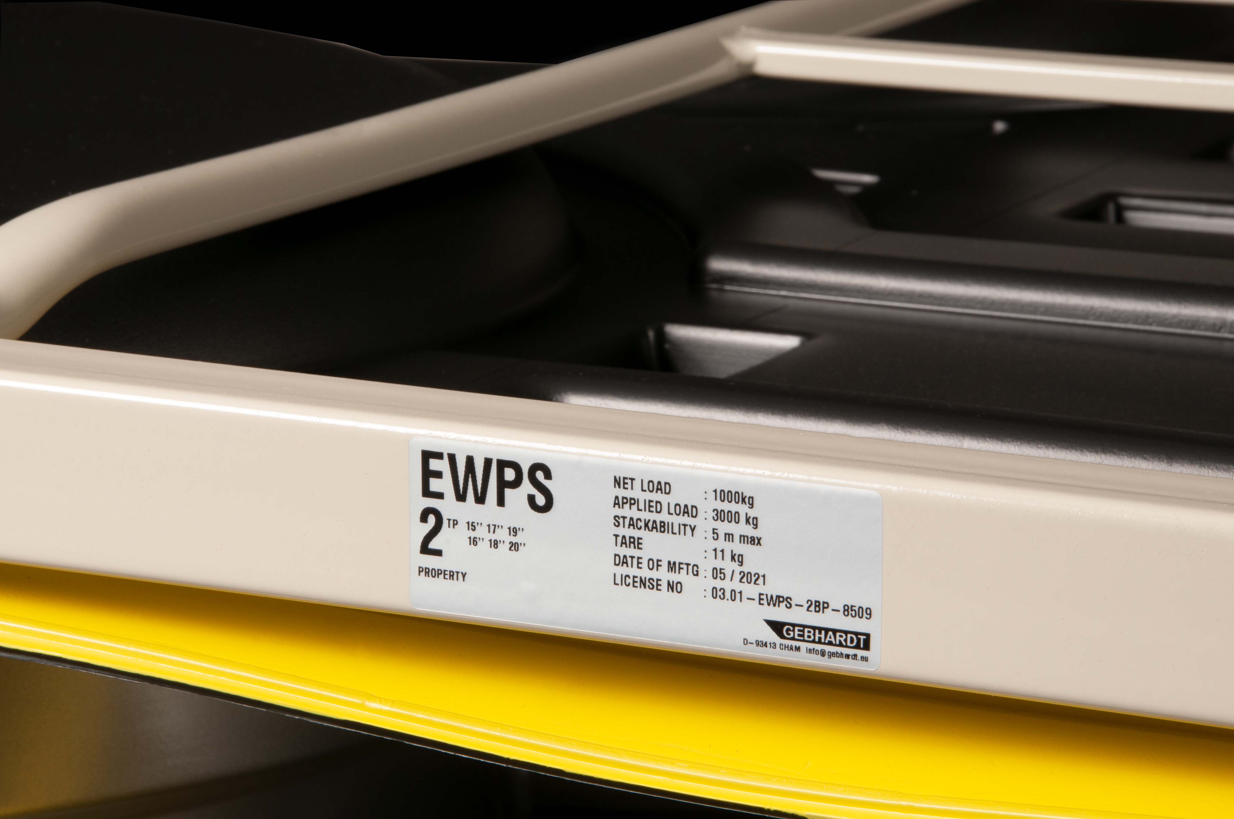 EWPS pallet from GEBHARDT